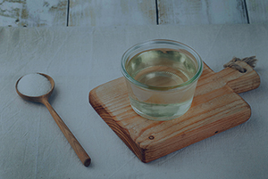 sugar syrup in a glass bowl